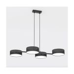 Emibig Pendant Drumz Steel Black | Suitable for 4x E14 - Max 10W