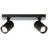 Brilliant Marty Ceiling Light Aluminium Sandy Black 10W 700lm - 830 Warm White | Incl. 2x GU10