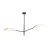 Emibig Ceiling Light Vene Steel Black | Suitable for 2x E14 - Max 10W