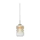 It's about RoMi Pendant Verona Glass Brown | Suitable for 1x E27 